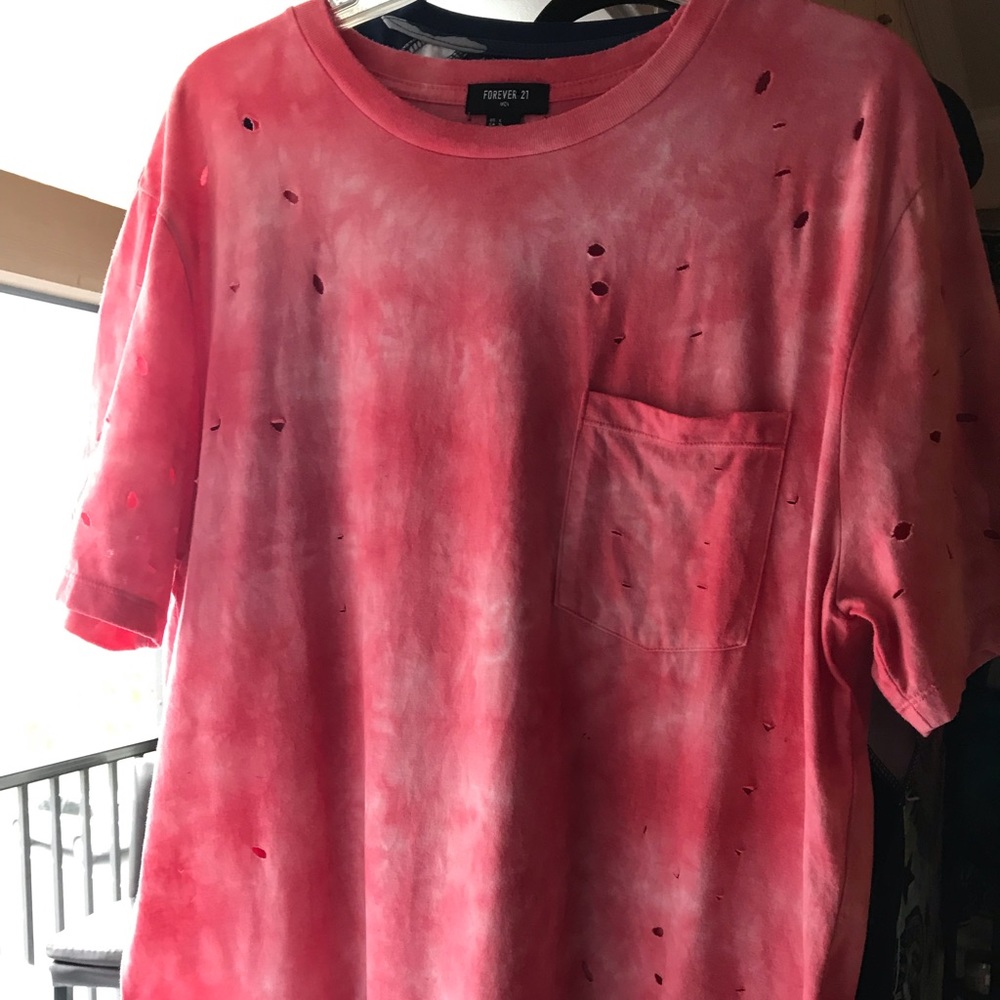 Pink tie dye t-shirt